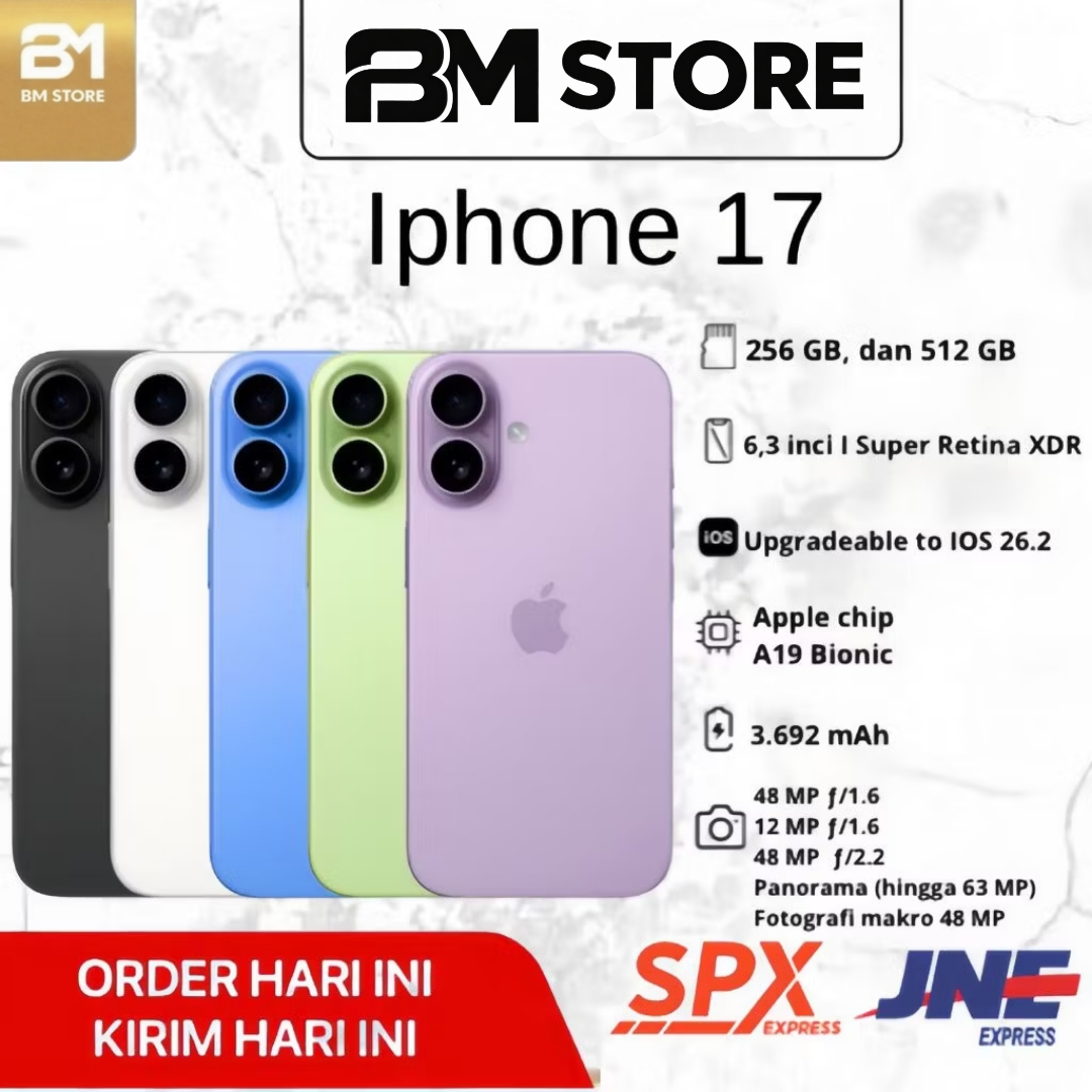 iPhone 17 256 GB PROMAX GARANSI RESMI INTERNASIONAL 