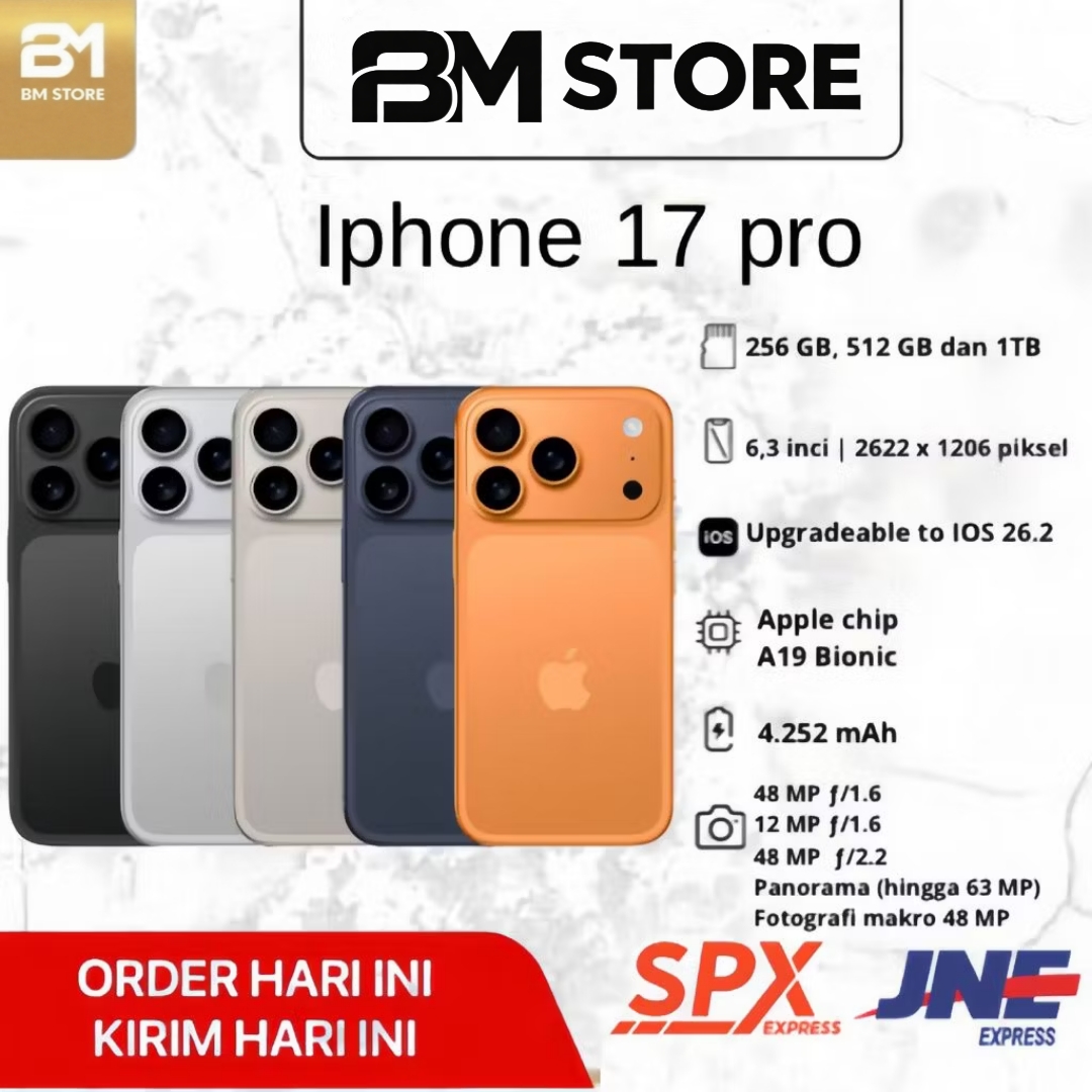 iPhone 17 PRO 256 GB  GARANSI RESMI INDONESIA  