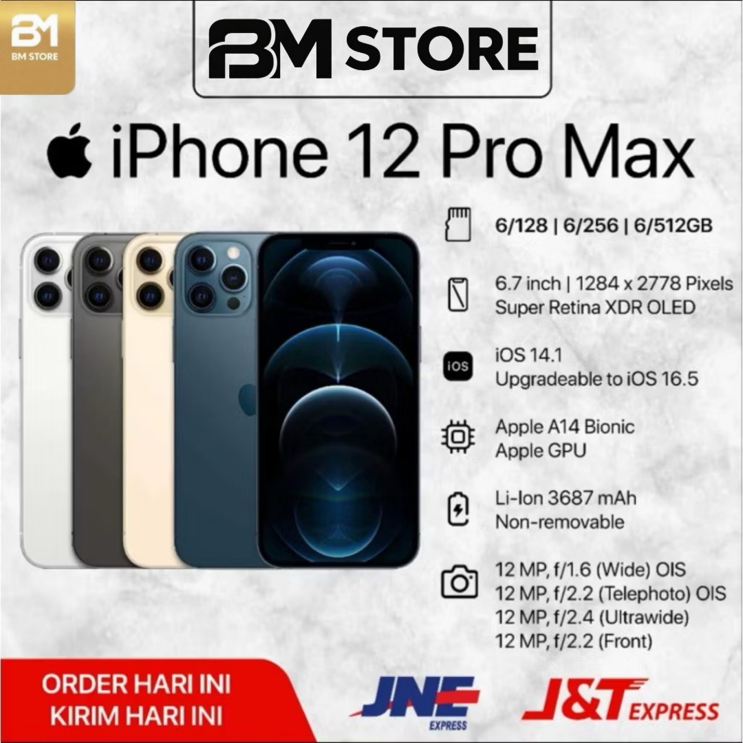 iPhone 12 Pro Max Ibox NEW GARANSI RESMI INDONESIA  